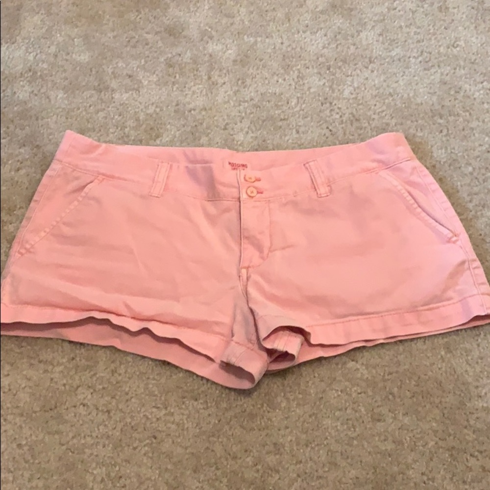 Missimo Pastel Pink Cotton Shorts